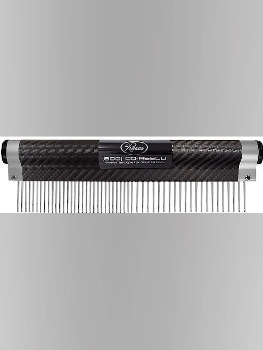 Resco Carbon Fiber Metal-Round Comb 1